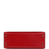 Hermes Kelly Sellier 25 Rouge Piment Box Gold Hardware - Thumbnail View 6