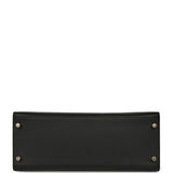 Pre-owned Hermes Kelly Sellier 28 Black Epsom Gold Hardware - Thumbnail View 6