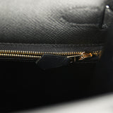 Pre-owned Hermes Kelly Sellier 28 Black Epsom Gold Hardware - Thumbnail View 9