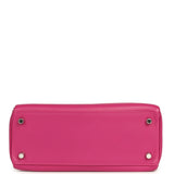 Pre-owned Hermes Kelly Retourne 25 Rose Poupre Swift Palladium Hardware - Thumbnail View 6