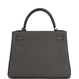 Pre-owned Hermes Kelly Retourne 28 Etain Togo Palladium Hardware - Thumbnail View 4