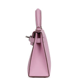 Hermes Kelly Sellier 20 Mauve Sylvestre Epsom Palladium Hardware - Thumbnail View 3