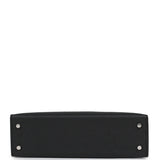 Hermes Kelly Sellier 20 Black Epsom Palladium Hardware - Thumbnail View 6