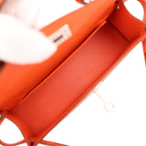 Hermes Kelly Sellier 20 Tangerine Epsom Palladium Hardware - Thumbnail View 8