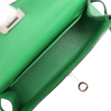 Pre-owned Hermes Kelly Sellier 20 Bambou Chevre Mysore Palladium Hardware - Thumbnail View 8