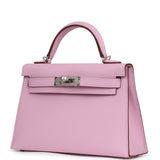 Hermes Kelly Sellier 20 Mauve Sylvestre Epsom Palladium Hardware - Thumbnail View 5