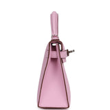 Hermes Kelly Sellier 20 Mauve Sylvestre Epsom Palladium Hardware - Thumbnail View 3