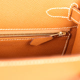 Pre-owned Hermes Kelly Sellier 28 Gold Epsom Gold Hardware - Thumbnail View 8