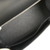 Hermes Kelly Sellier 25 Black Epsom Palladium Hardware - Thumbnail View 8