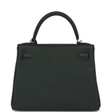 Hermes Kelly Retourne 28 Vert Mangrove Togo Permabrass Hardware - Thumbnail View 4