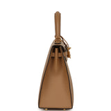 Hermes Kelly Sellier 25 Chai Epsom Gold Hardware - Thumbnail View 3