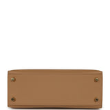 Hermes Kelly Sellier 25 Chai Epsom Gold Hardware - Thumbnail View 6