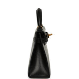 Hermes Kelly Sellier 20 Black Box Gold Hardware - Thumbnail View 3