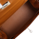 Pre-owned Hermes Kelly Sellier 28 Naturel Sable Butler Palladium Hardware - Thumbnail View 9