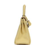 Hermes Kelly Retourne 25 Jaune Poussin Togo Palladium Hardware - Thumbnail View 3