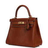 Hermes Kelly Retourne 28 Fauve Barenia Faubourg Gold Hardware - Thumbnail View 5