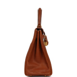 Hermes Kelly Retourne 28 Fauve Barenia Faubourg Gold Hardware - Thumbnail View 3