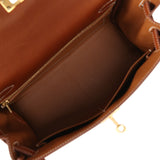 Hermes Kelly Retourne 28 Fauve Barenia Faubourg Gold Hardware - Thumbnail View 9