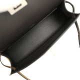 Hermes Casaque Kelly Sellier 20 Dune, Vert Loden Epsom Palladium Hardware - Thumbnail View 8