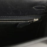 Pre-owned Hermes Kelly Sellier 25 Black Box Palladium Hardware - Thumbnail View 8
