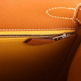 Hermes Kelly Sellier 28 Gold Verso Epsom Palladium Hardware - Thumbnail View 9