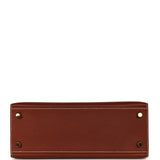 Pre-owned Hermes Kelly Sellier 25 Fauve Barenia Gold Hardware - Thumbnail View 6