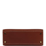 Pre-owned Hermes Kelly Sellier 25 Fauve Barenia Gold Hardware - Thumbnail View 6
