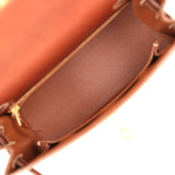 Pre-owned Hermes Kelly Sellier 25 Fauve Barenia Gold Hardware - Thumbnail View 8