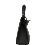 Hermes Kelly Sellier 20 Black Epsom Palladium Hardware - Thumbnail View 3