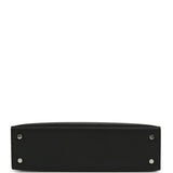 Hermes Kelly Sellier 20 Black Epsom Palladium Hardware - Thumbnail View 6