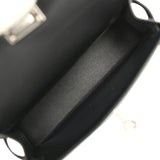 Hermes Kelly Sellier 20 Black Epsom Palladium Hardware - Thumbnail View 8