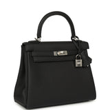 Hermes Kelly Retourne 25 Black Togo Palladium Hardware - Thumbnail View 2