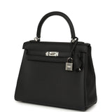Hermes Kelly Retourne 25 Black Togo Palladium Hardware - Thumbnail View 5