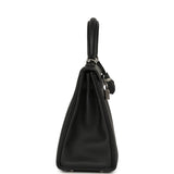 Hermes Kelly Retourne 25 Black Togo Palladium Hardware - Thumbnail View 3