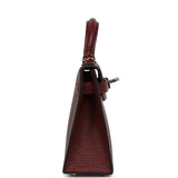 Hermes Special Order (HSS) Kelly Sellier 20 Rouge H Chevre Mysore Palladium Hardware - Thumbnail View 3