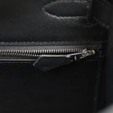 Pre-owned Hermes Kelly Sellier 32 Ficelle-Multicolor Toile De Camp Cavalcadour and Black Swift Palladium Hardware - Thumbnail View 9