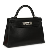 Hermes Kelly Sellier 20 Black Box Palladium Hardware - Thumbnail View 2