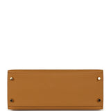 Pre-owned Hermes Kelly Sellier 28 Sesame Epsom Gold Hardware - Thumbnail View 6