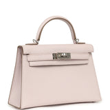Hermes Kelly Sellier 20 Mauve Pale Chevre Palladium Hardware - Thumbnail View 2