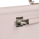 Hermes Kelly Sellier 20 Mauve Pale Chevre Palladium Hardware - Thumbnail View 7