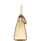 Hermes Kelly Sellier 25 Nata Epsom Gold Hardware - Thumbnail View 3