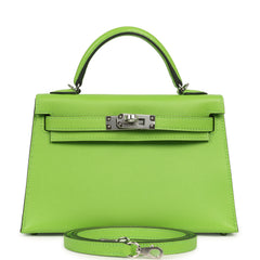 Hermes Kelly Sellier 20 Granny Madame Palladium Hardware
