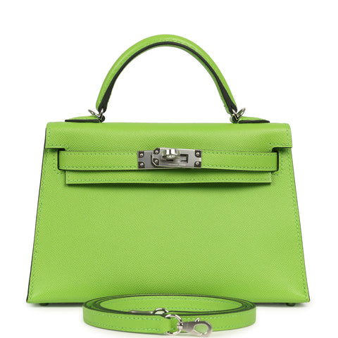 Hermes Kelly Sellier 20 Granny Madame Palladium Hardware