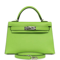 Hermes Kelly Sellier 20 Granny Madame Palladium Hardware