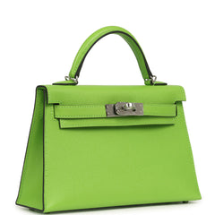 Hermes Kelly Sellier 20 Granny Madame Palladium Hardware