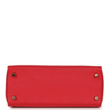 Pre-owned Hermes Kelly Retourne 25 Bougainvillea Epsom Gold Hardware - Thumbnail View 6