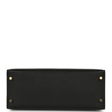 Hermes Kelly Sellier 28 Black Epsom Gold Hardware - Thumbnail View 6