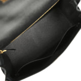 Hermes Kelly Sellier 28 Black Epsom Gold Hardware - Thumbnail View 8