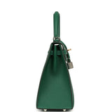 Hermes Kelly Sellier 25 Vert Moyen Epsom Electrum Hardware - Thumbnail View 3