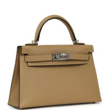 Hermes Kelly Sellier 20 Poussiere Epsom Palladium Hardware - Thumbnail View 2